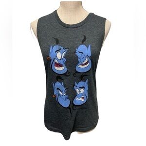 Aladdin Genie Graphic Sleeveless Tank Top